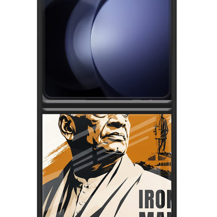 Sardar Patel Iron Will Samsung Galaxy Z Flip5 Glass Case