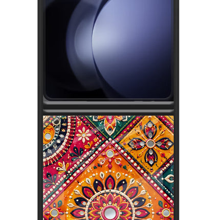Kutch Glow Samsung Galaxy Z Flip5 Glass Case
