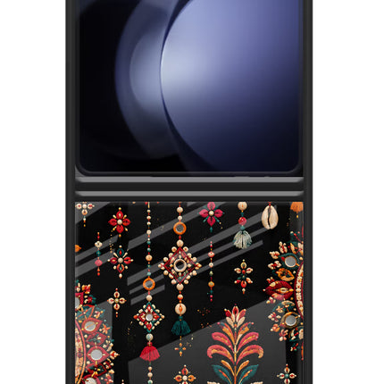 Boho Noir Samsung Galaxy Z Flip5 Glass Case