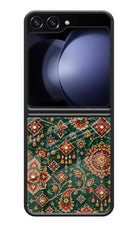 Green Pataka Samsung Galaxy Z Flip5 Glass Case