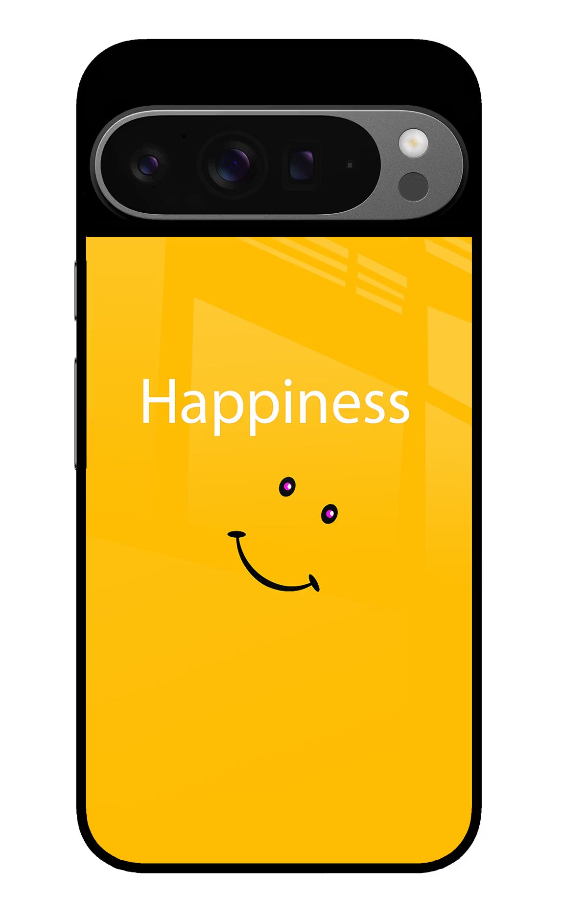 Happiness With Smiley Google Pixel 9 Pro XL Glass Case Back Cover by Casekaro