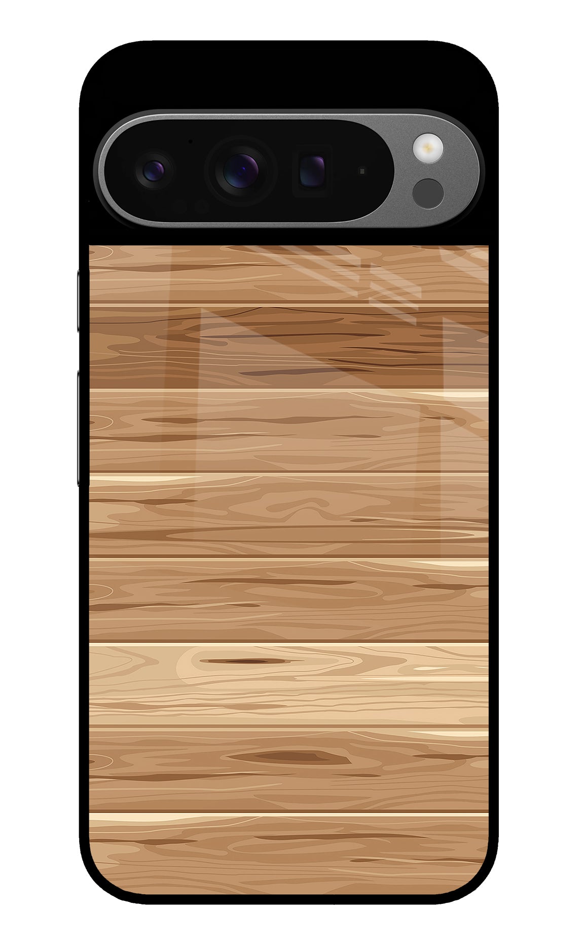 Wooden Vector Google Pixel 9 Pro XL Back Cover