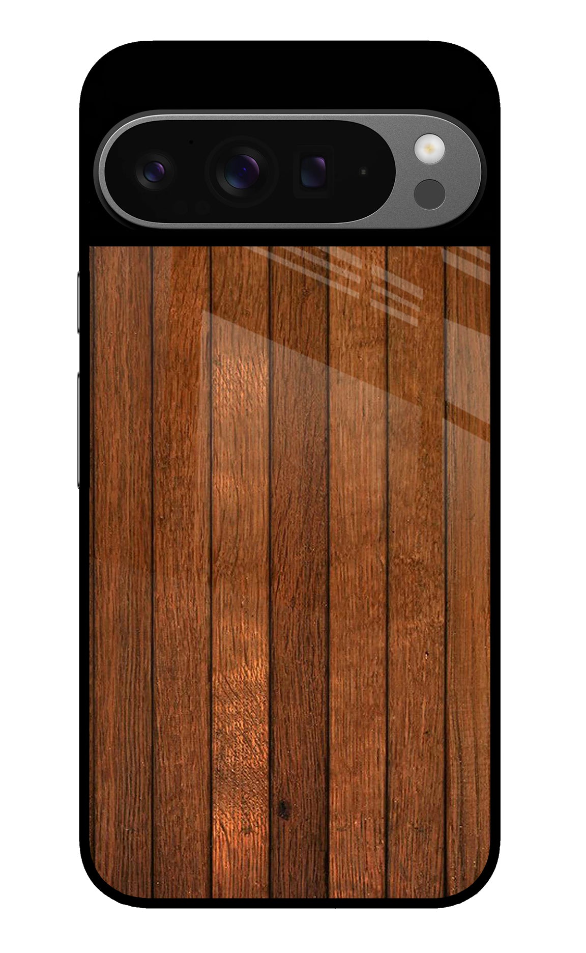 Wooden Artwork Bands Google Pixel 9 Pro XL Glass Case