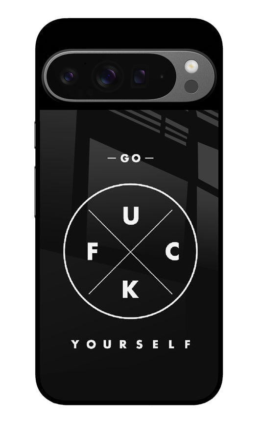 Go Fuck Yourself Google Pixel 9 Pro XL Glass Case