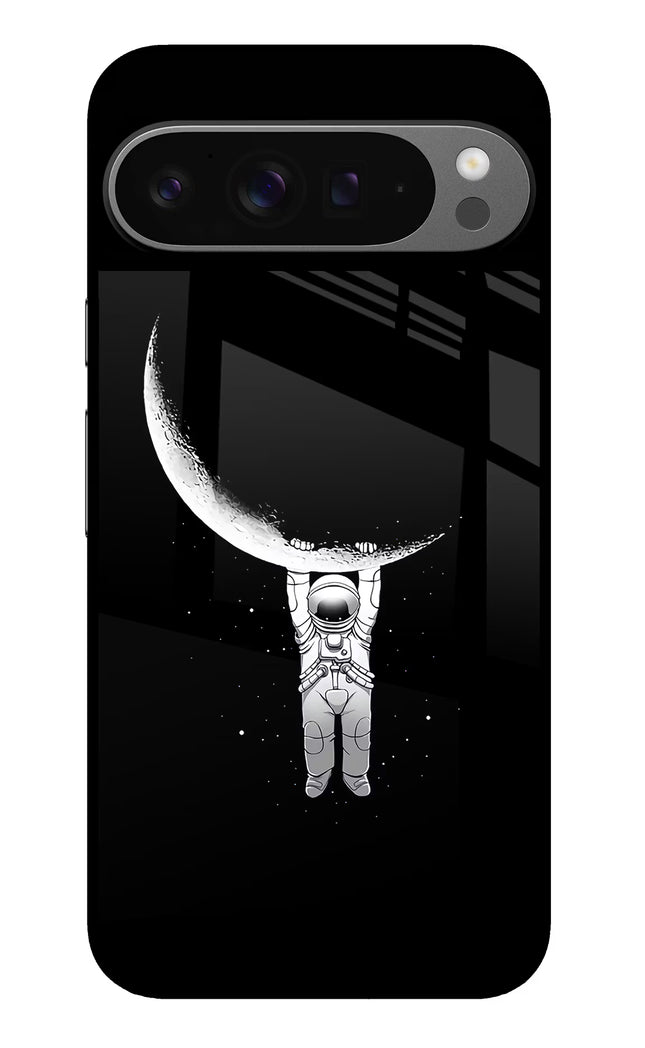 Moon Space Google Pixel 9 Pro XL Glass Case Back Cover by Casekaro