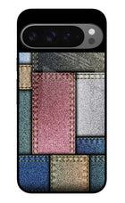 Multicolor Jeans Google Pixel 9 Pro XL Glass Case Back Cover by Casekaro