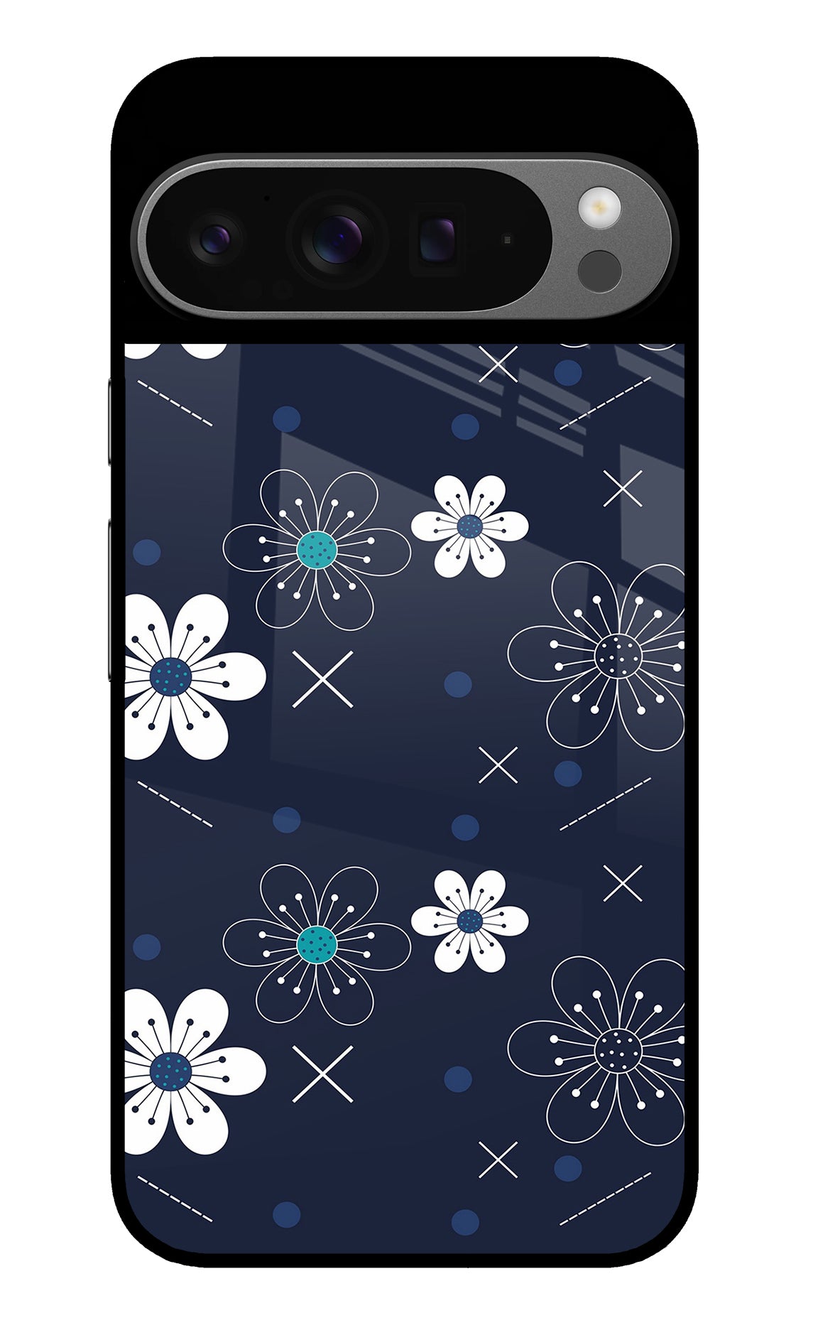 Flowers Google Pixel 9 Pro XL Glass Case