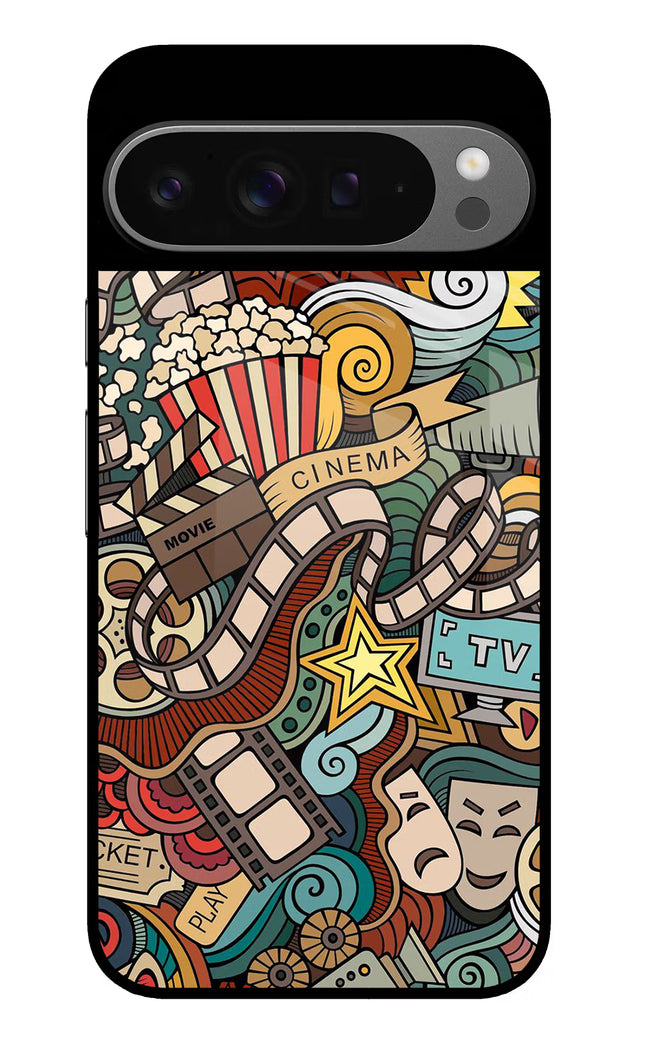 Cinema Abstract Google Pixel 9 Pro XL Glass Case Back Cover by Casekaro