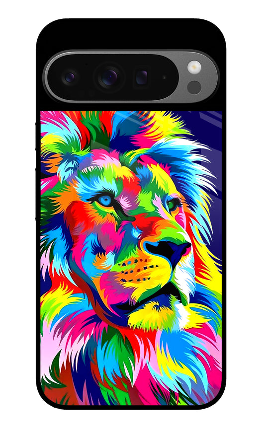 Vector Art Lion Google Pixel 9 Pro XL Glass Case