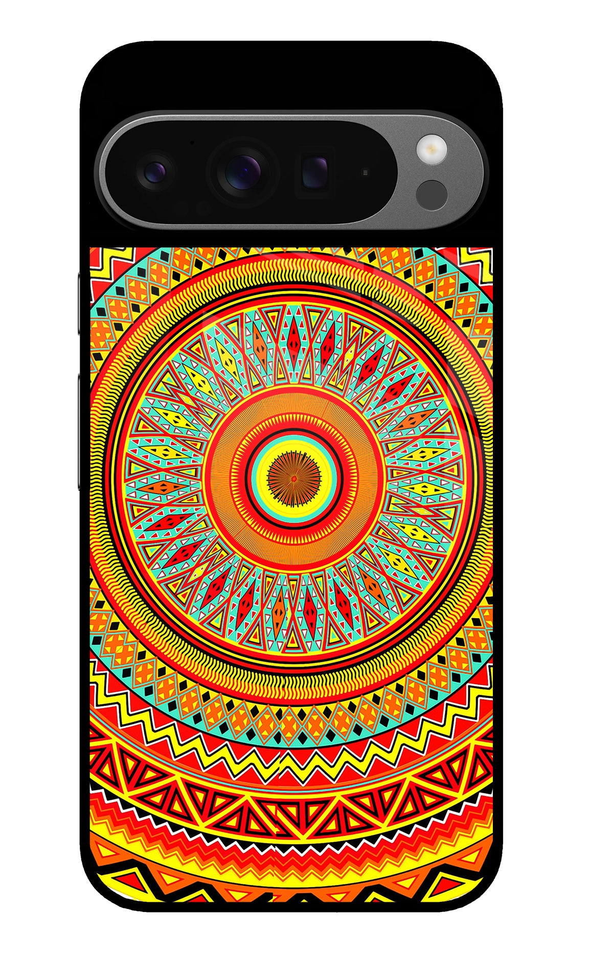 Mandala Pattern Google Pixel 9 Pro XL Glass Case