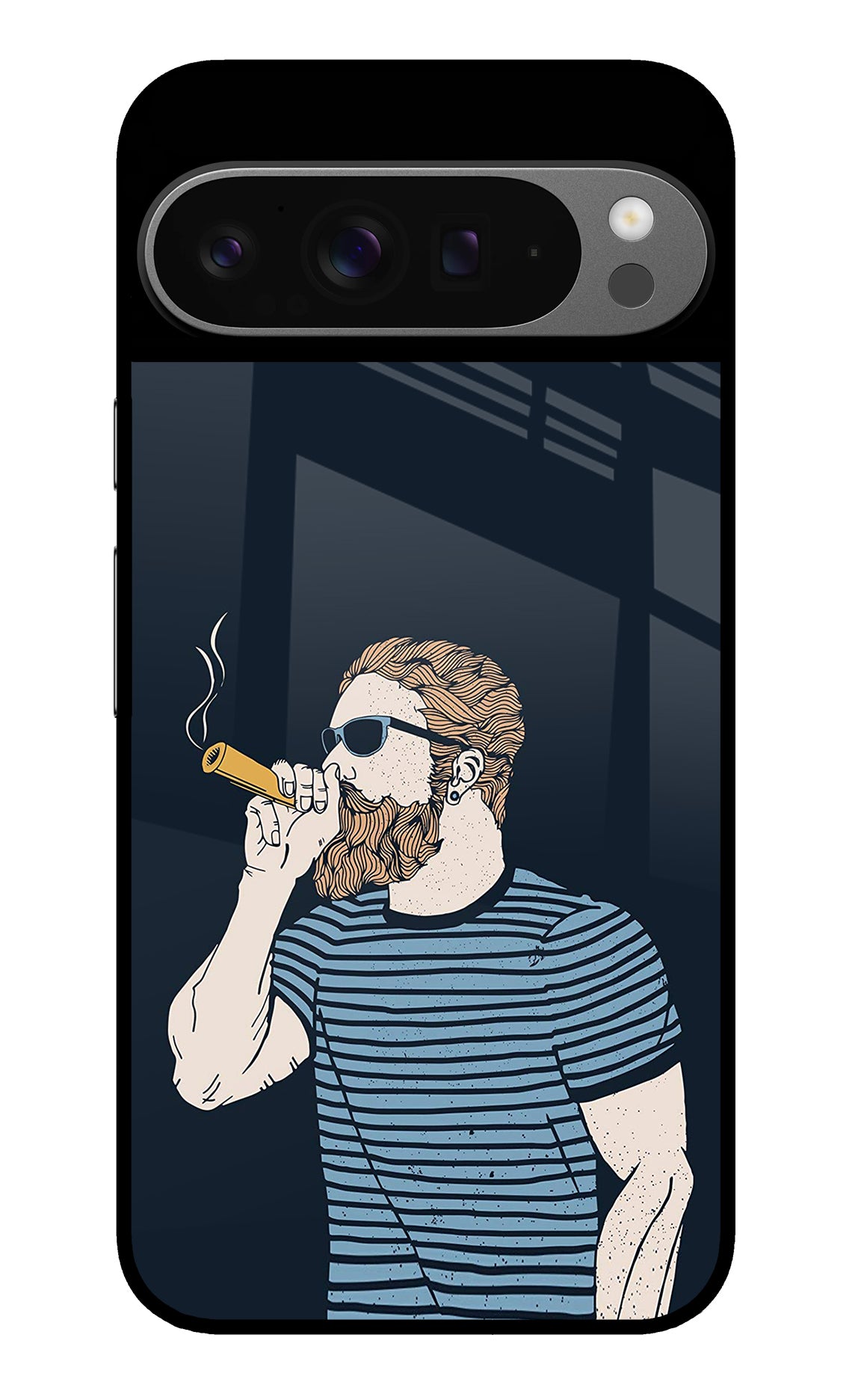 Smoking Google Pixel 9 Pro XL Glass Case