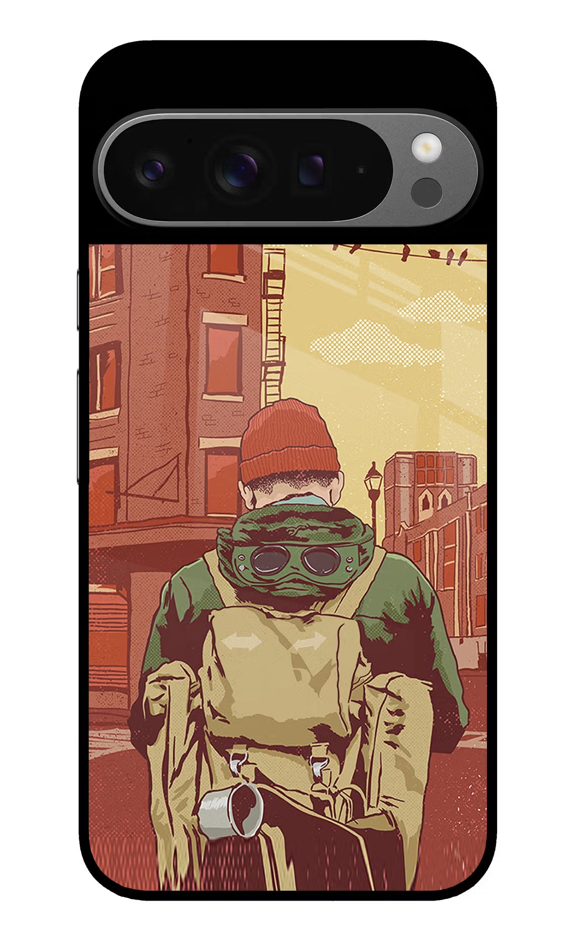 Adventurous Google Pixel 9 Pro XL Glass Case Back Cover by Casekaro
