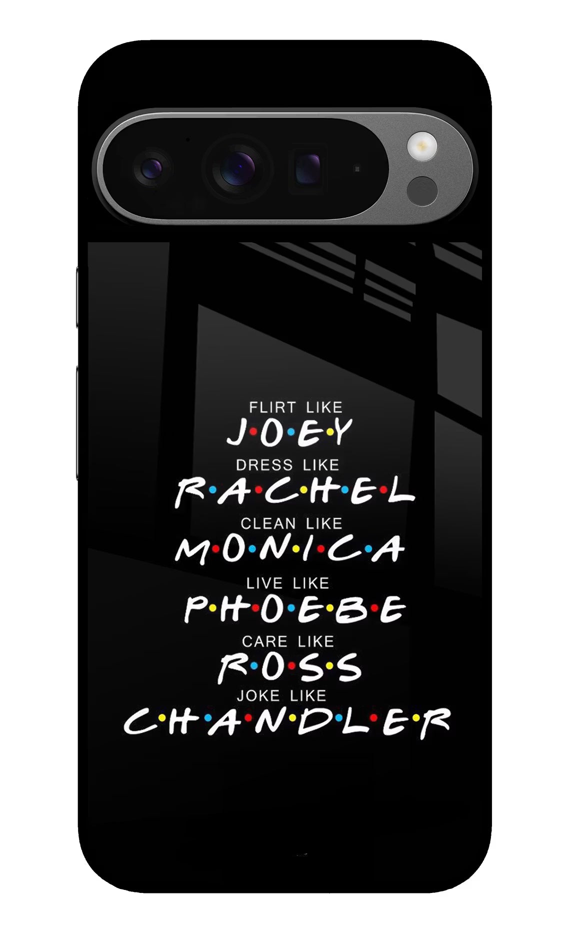 FRIENDS Character Google Pixel 9 Pro XL Glass Case Back Cover by Casekaro