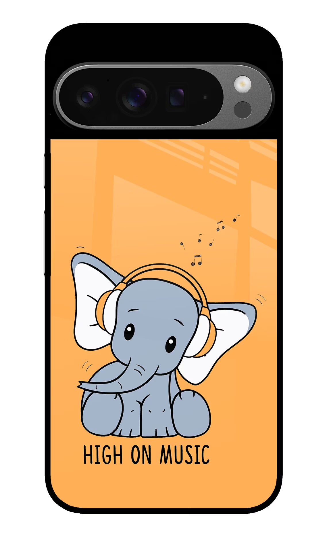 High On Music Google Pixel 9 Pro XL Glass Case Back Cover by Casekaro