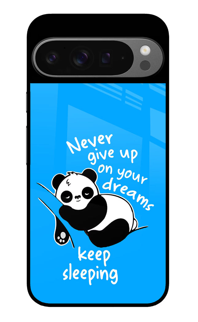 Keep Sleeping Google Pixel 9 Pro XL Glass Case Back Cover by Casekaro