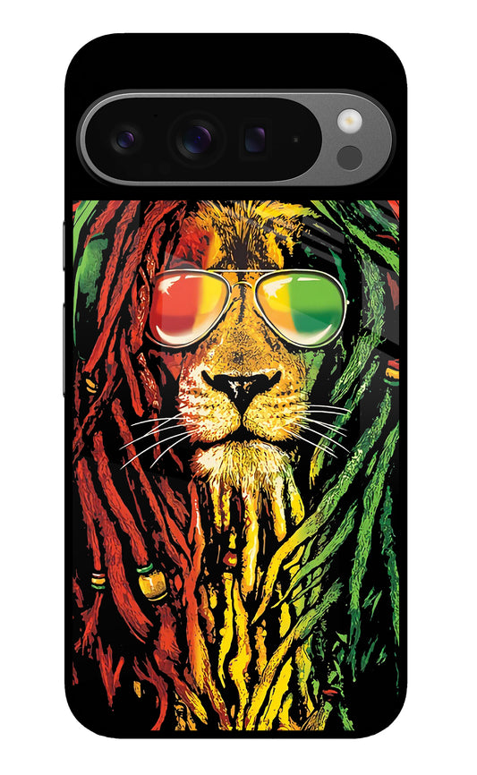 Rasta Lion Google Pixel 9 Pro XL Glass Case