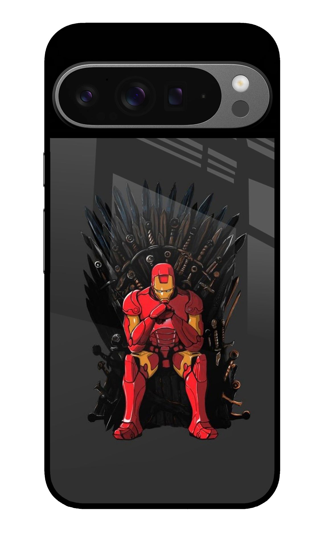 Ironman Throne Google Pixel 9 Pro XL Glass Case