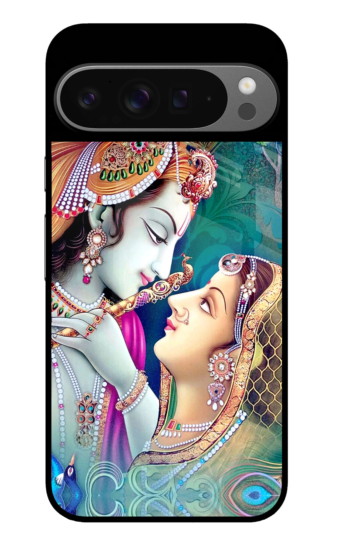 Lord Radha Krishna Google Pixel 9 Pro XL Glass Case