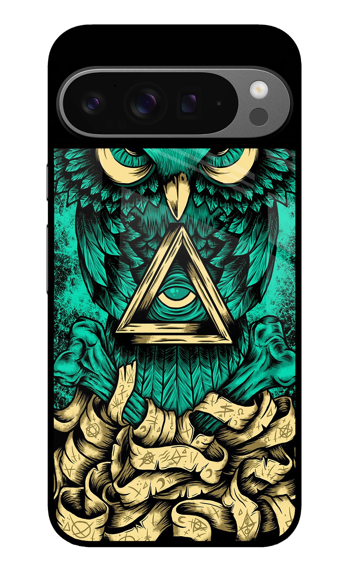 Green Owl Google Pixel 9 Pro XL Back Cover