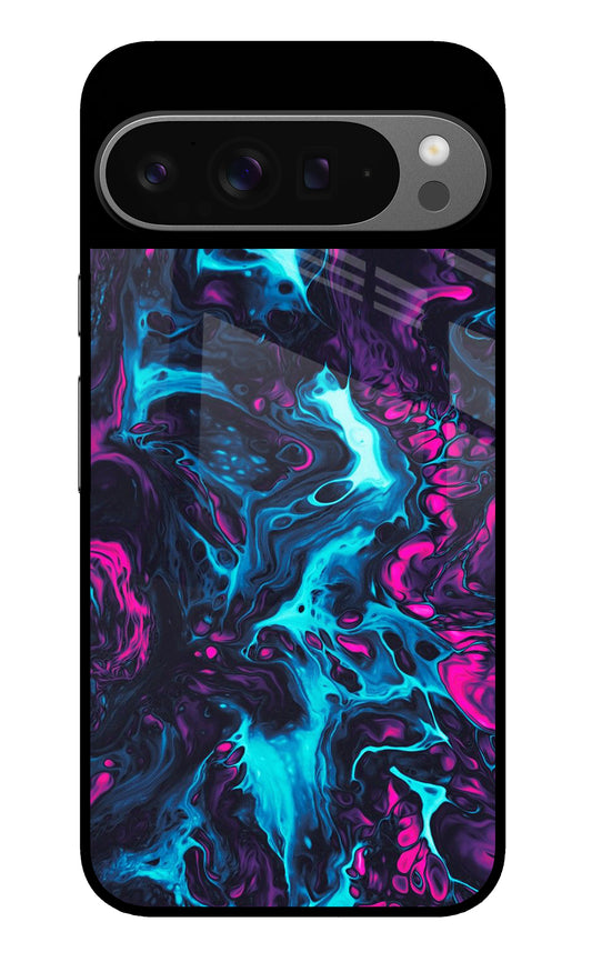 Abstract Google Pixel 9 Pro XL Glass Case