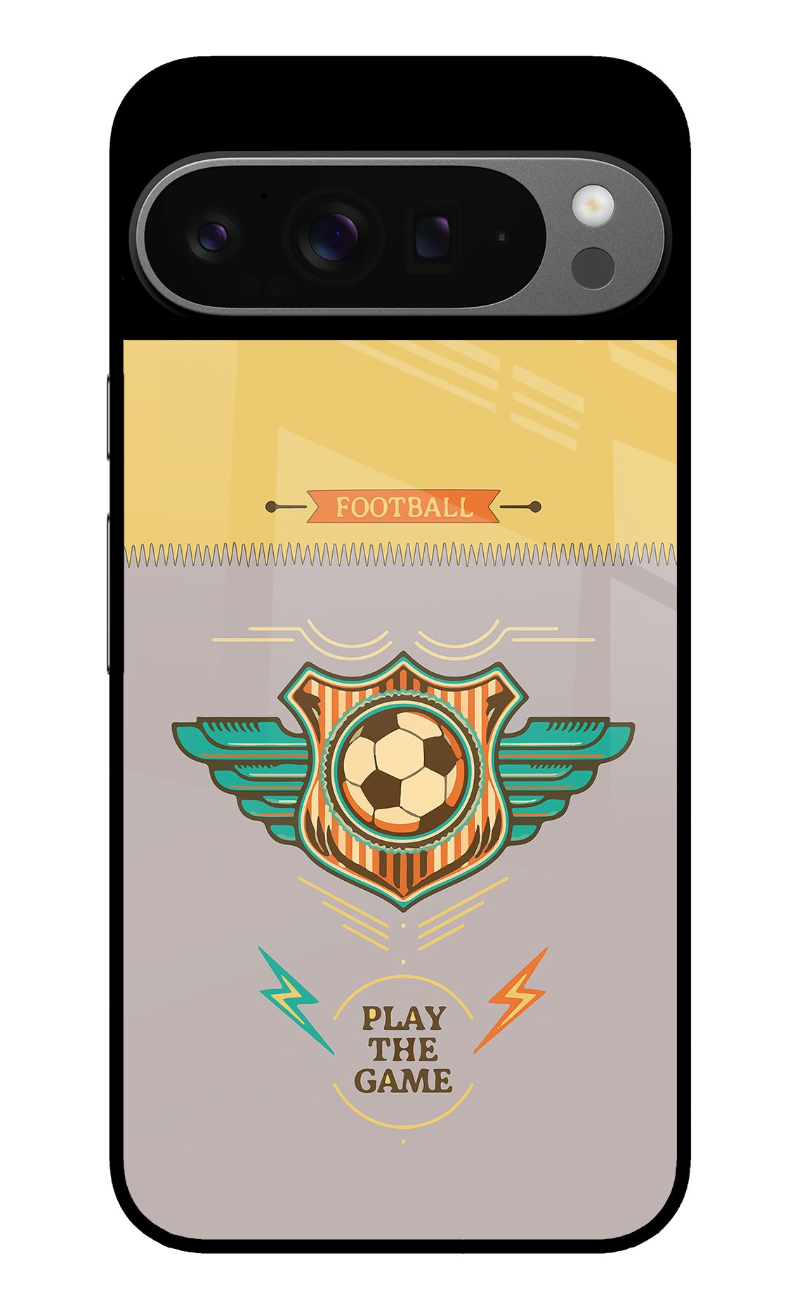 Football Google Pixel 9 Pro XL Glass Case