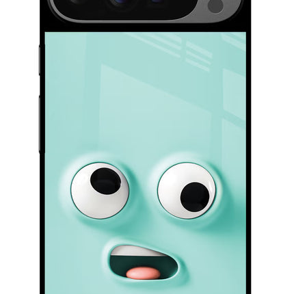 Funny Cartoon Google Pixel 9 Pro XL Glass Case