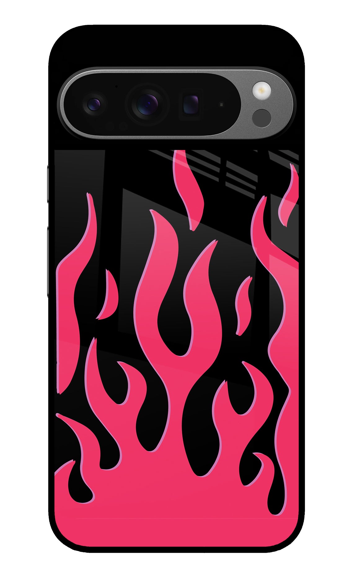 Fire Flames Google Pixel 9 Pro XL Glass Case