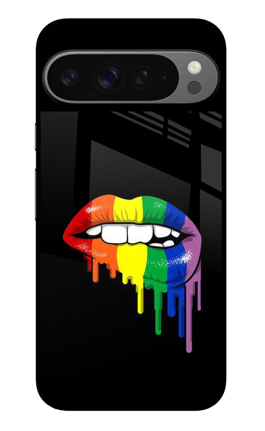 Lips Biting Google Pixel 9 Pro XL Glass Case