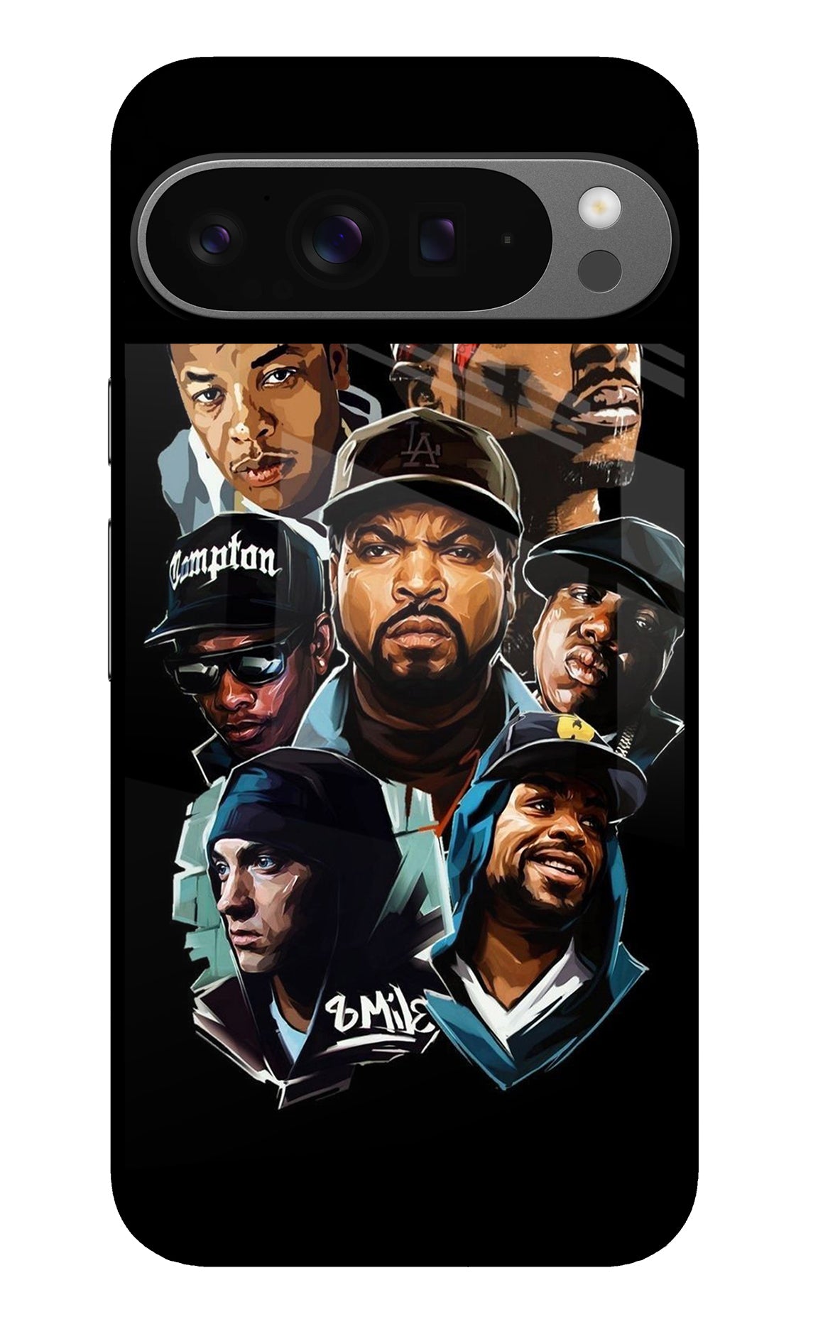 Rappers Google Pixel 9 Pro XL Glass Case