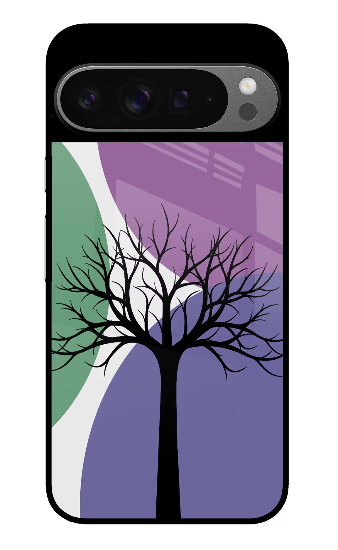 Tree Art Google Pixel 9 Pro XL Glass Case Back Cover by Casekaro