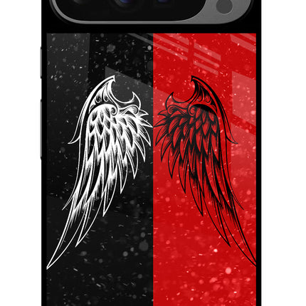 Wings Google Pixel 9 Pro XL Glass Case Back Cover by Casekaro