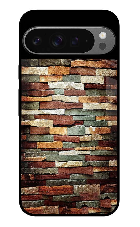 Bricks Pattern Google Pixel 9 Pro XL Glass Case