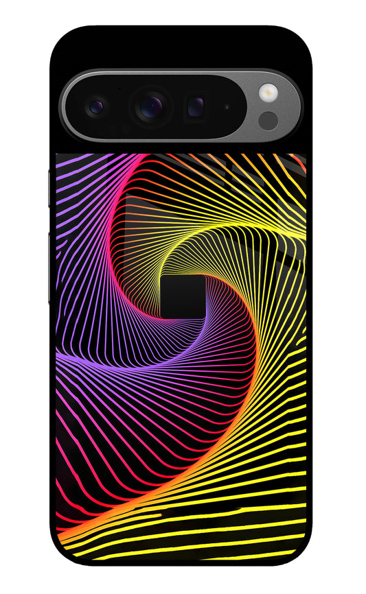 Colorful Strings Google Pixel 9 Pro XL Glass Case