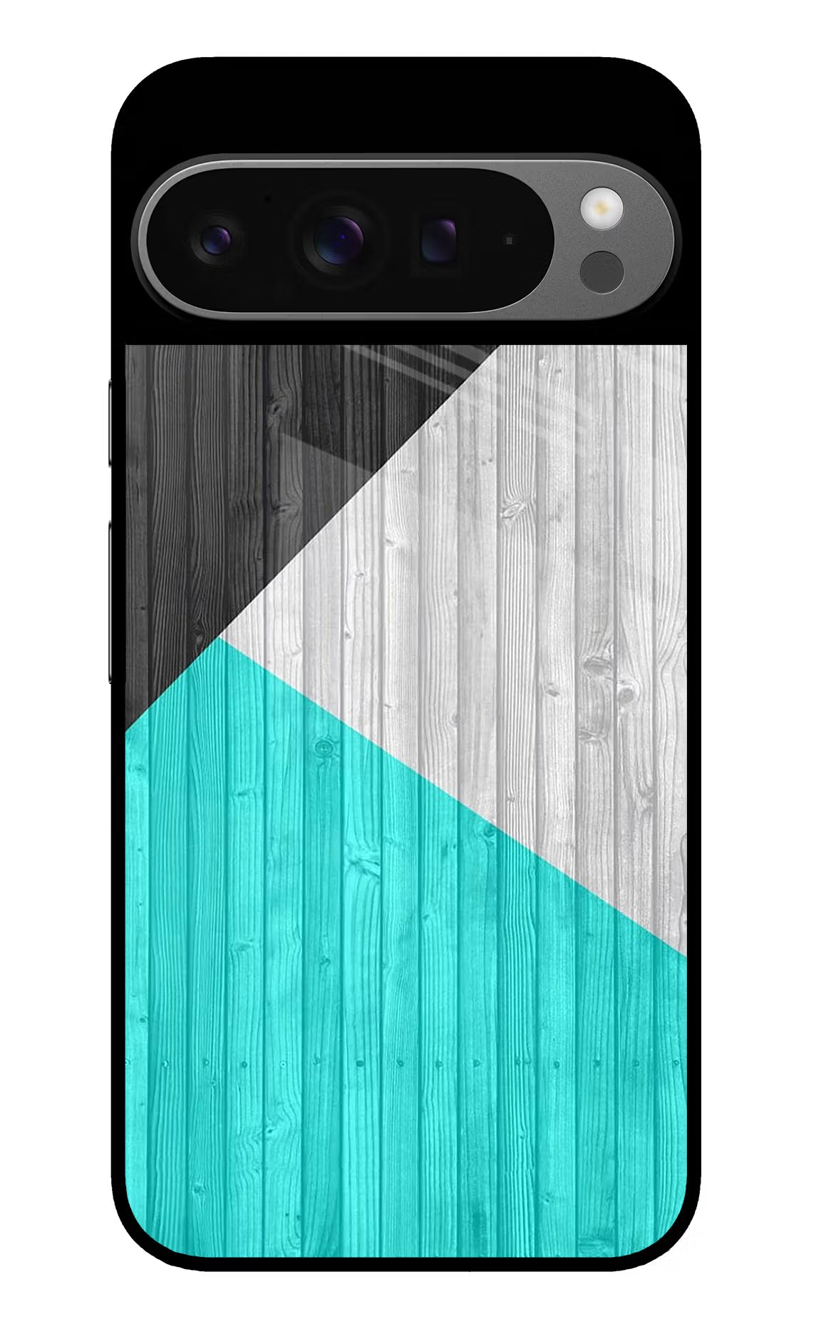 Wooden Abstract Google Pixel 9 Pro XL Glass Case Back Cover by Casekaro