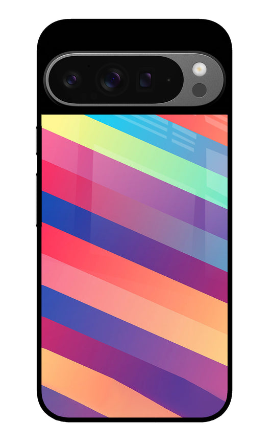 Stripes color Google Pixel 9 Pro XL Glass Case