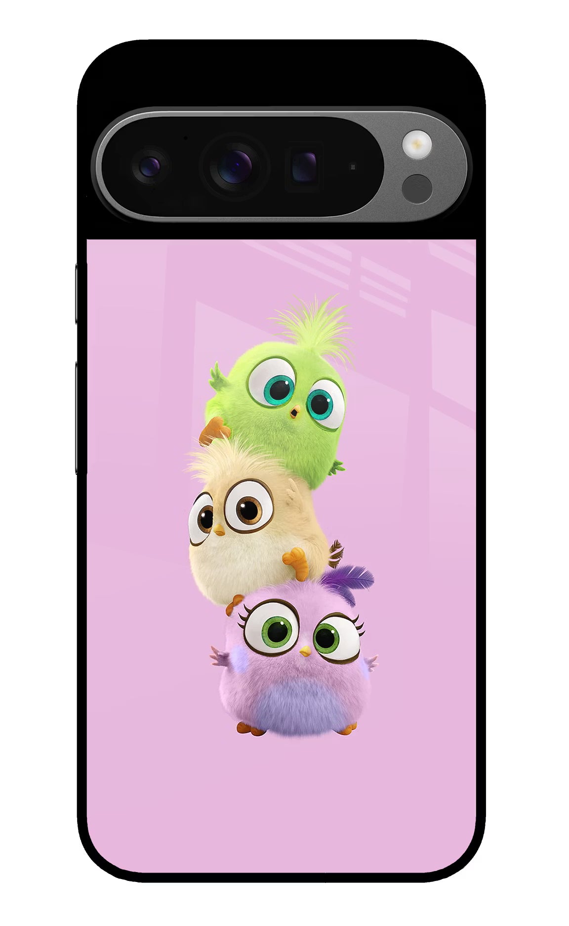 Cute Little Birds Google Pixel 9 Pro XL Glass Case Back Cover by Casekaro