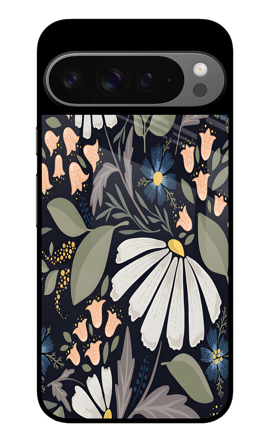 Flowers Art Google Pixel 9 Pro XL Glass Case