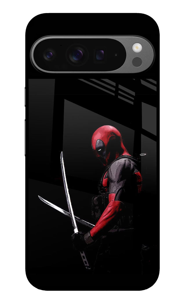 Deadpool Google Pixel 9 Pro XL Glass Case Back Cover by Casekaro
