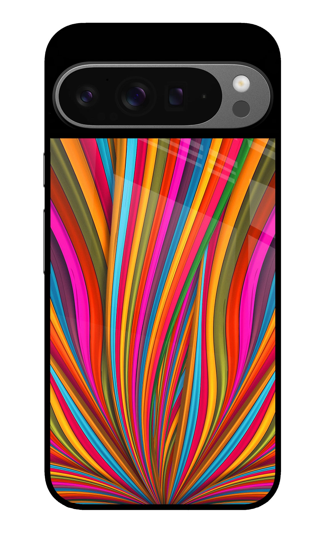 Trippy Wavy Google Pixel 9 Pro XL Glass Case