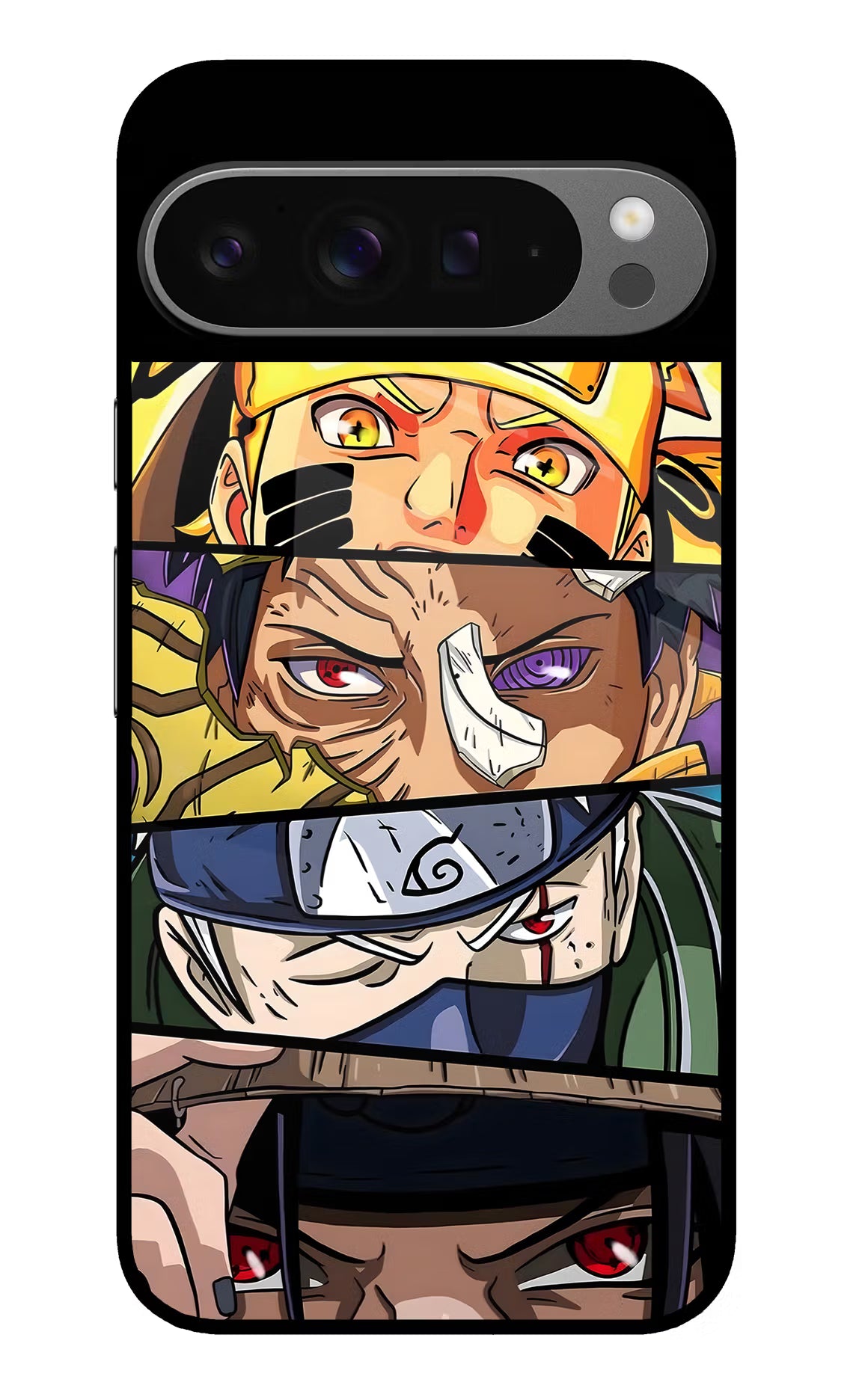 Naruto Character Google Pixel 9 Pro XL Glass Case Back Cover by Casekaro