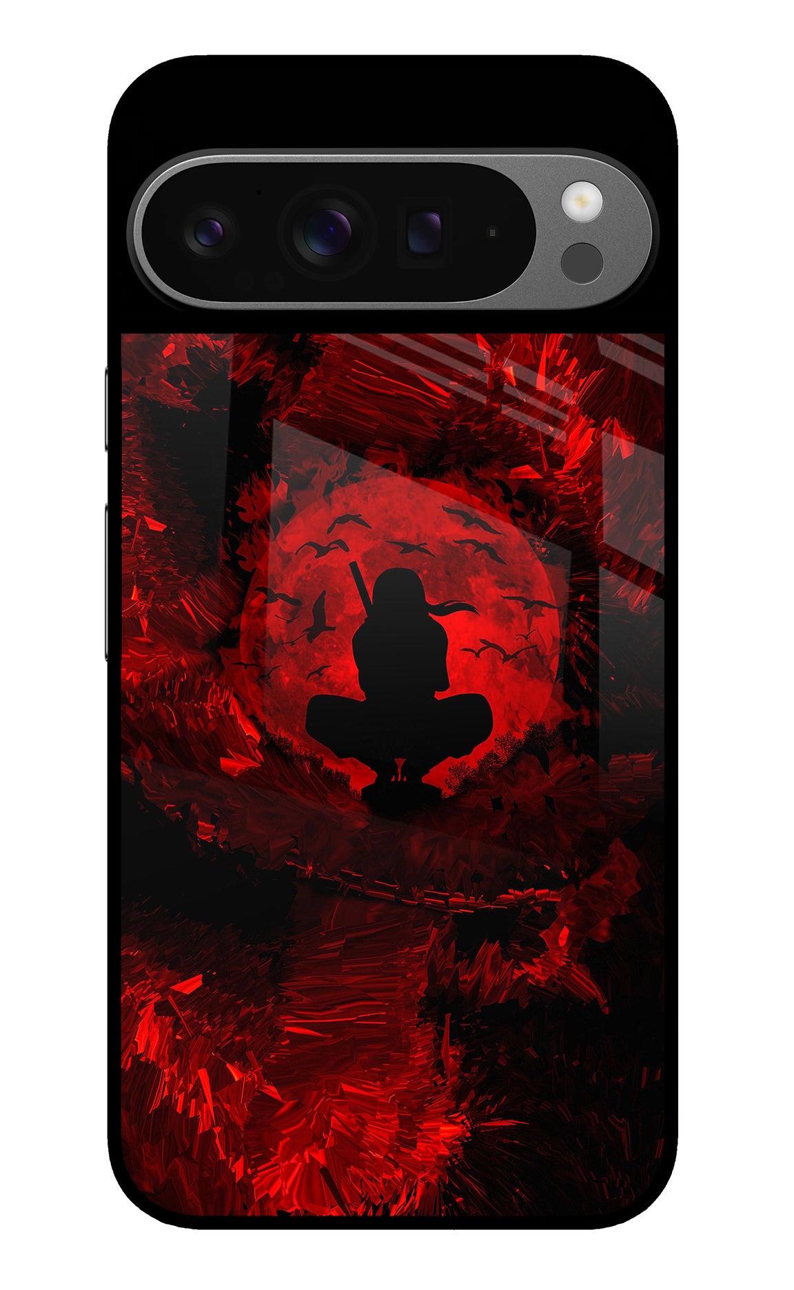 Itachi Uchiha Google Pixel 9 Pro XL Glass Case