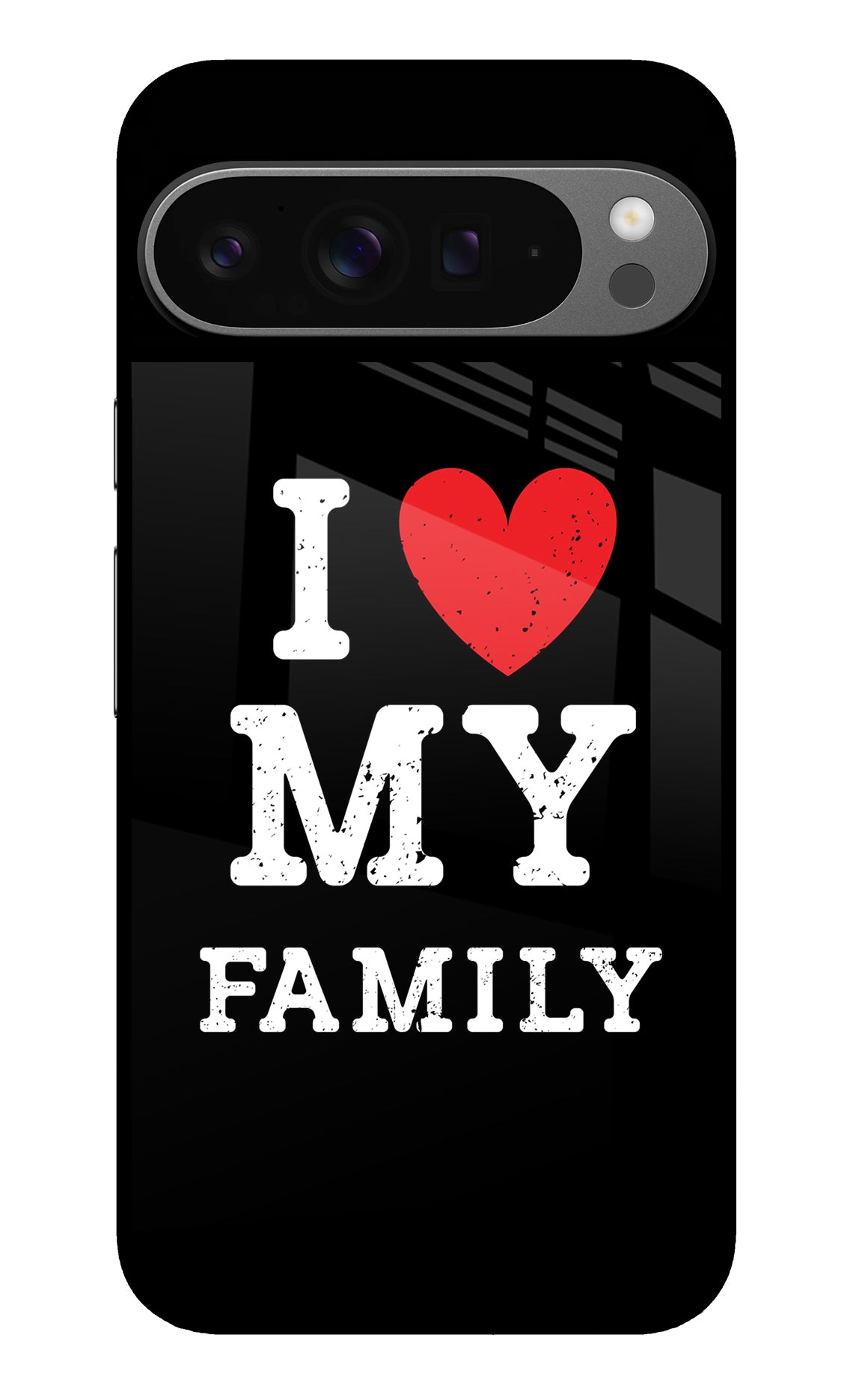 I Love My Family Google Pixel 9 Pro XL Glass Case