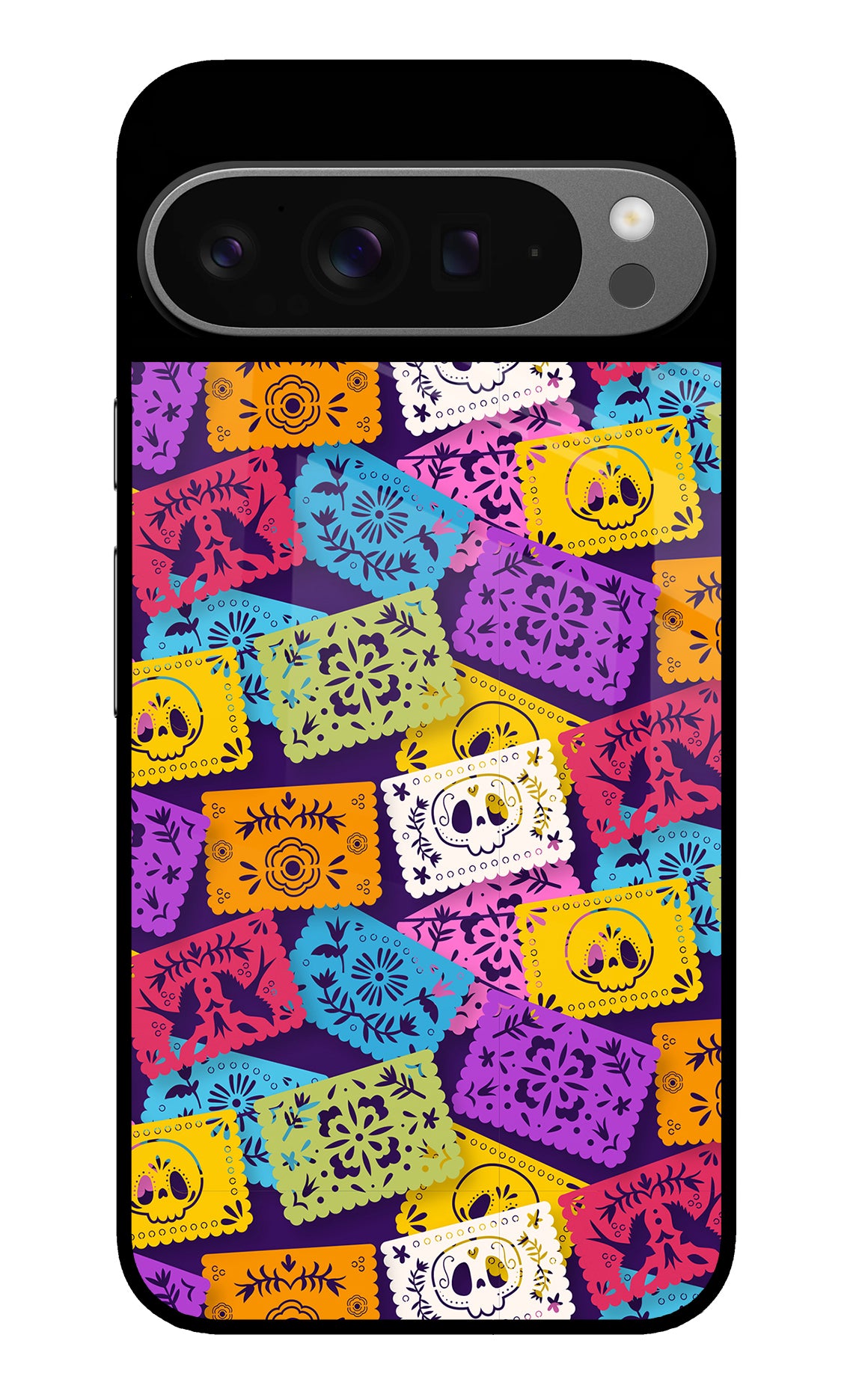 Mexican Pattern Google Pixel 9 Pro XL Glass Case