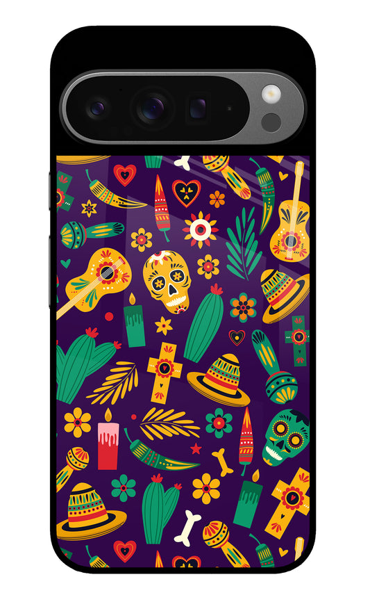 Mexican Artwork Google Pixel 9 Pro XL Glass Case