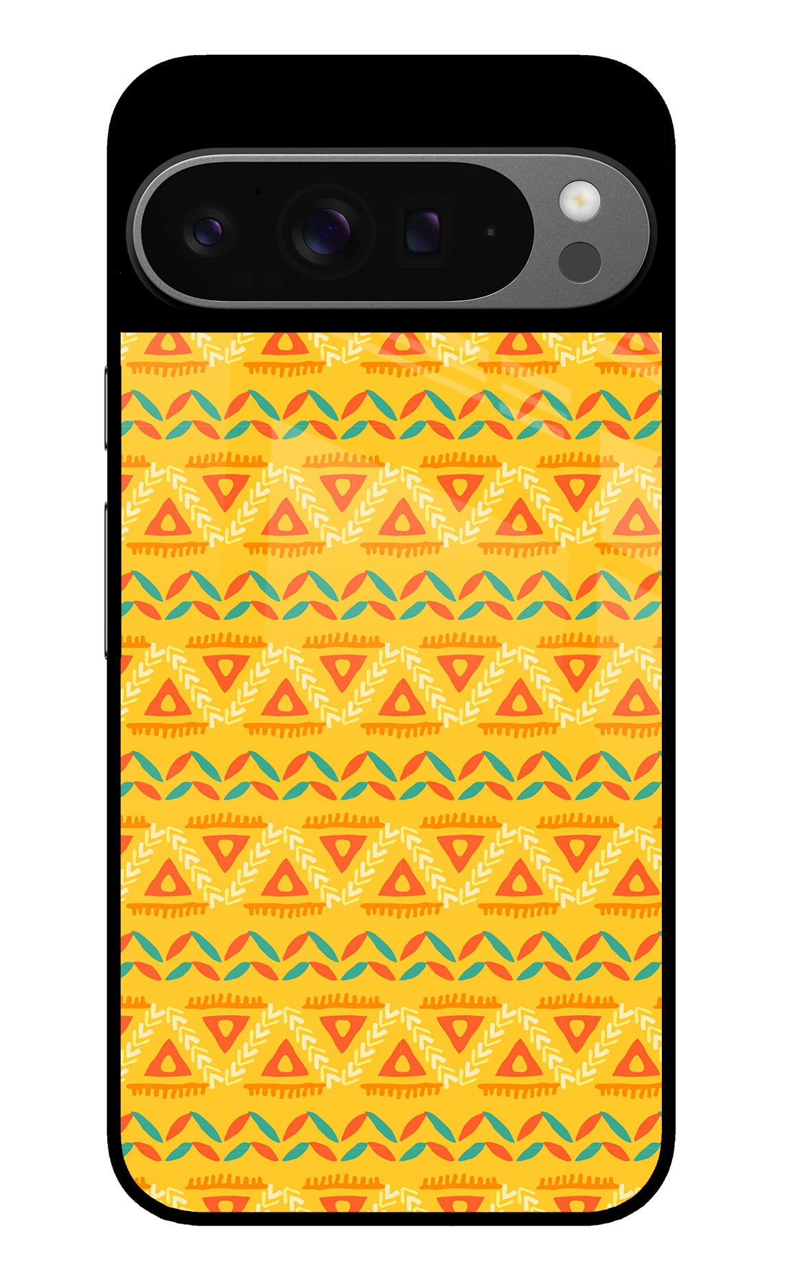 Tribal Pattern Google Pixel 9 Pro XL Glass Case