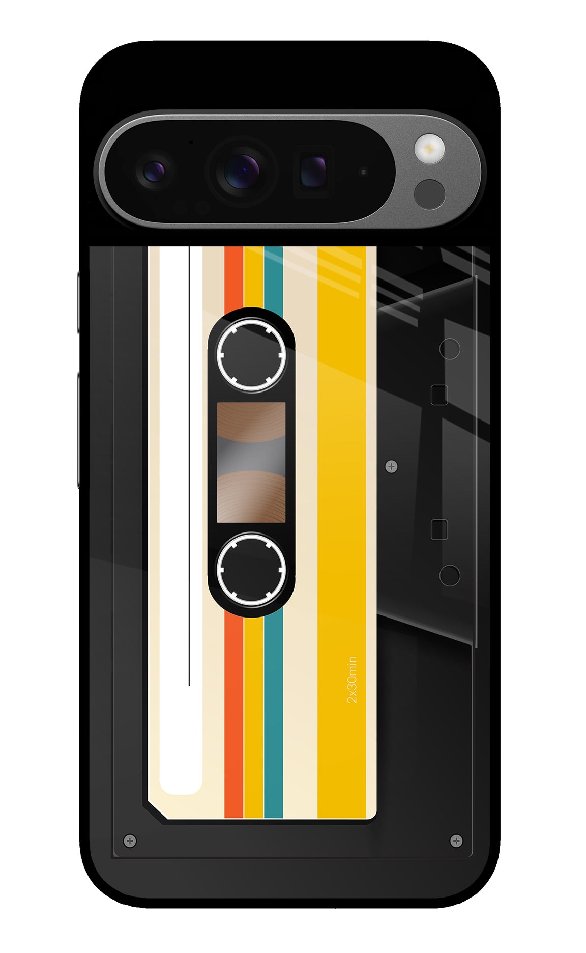 Tape Cassette Google Pixel 9 Pro XL Glass Case