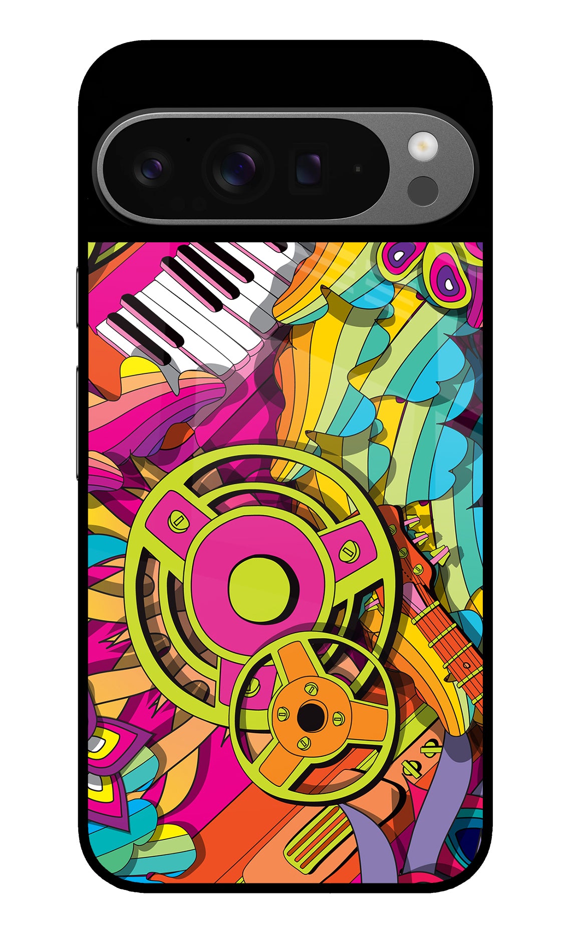 Music Doodle Google Pixel 9 Pro XL Glass Case