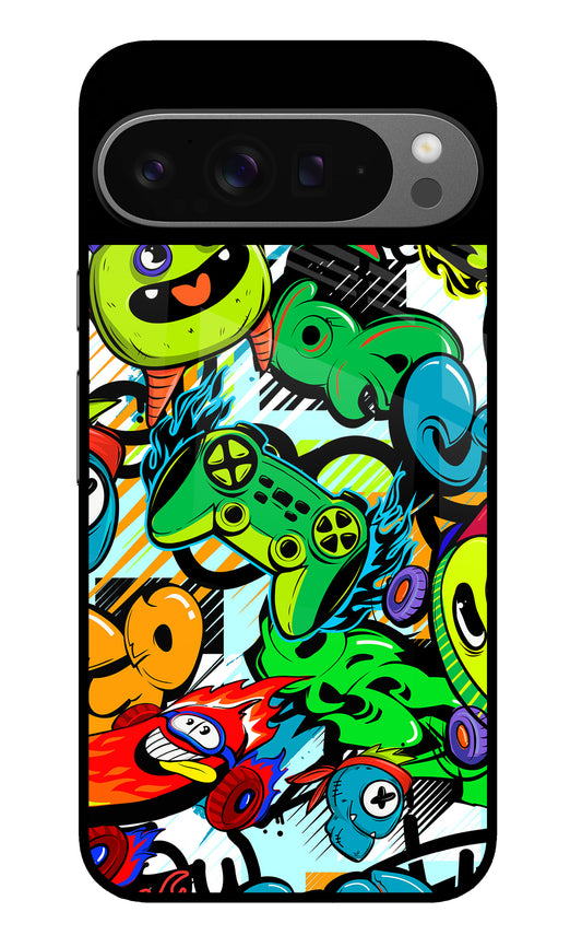 Game Doodle Google Pixel 9 Pro XL Glass Case