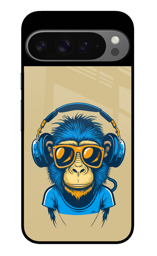 Monkey Headphone Google Pixel 9 Pro XL Glass Case