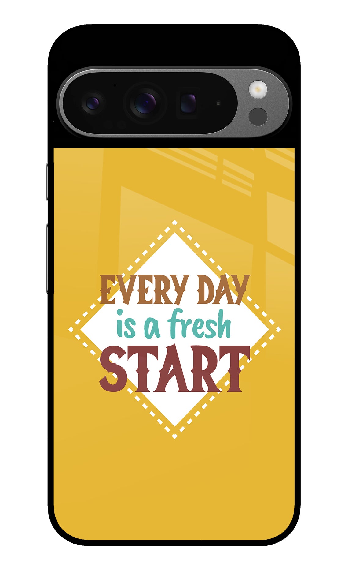 Every day is a Fresh Start Google Pixel 9 Pro XL Glass Case